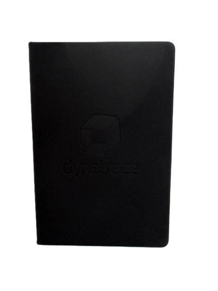 Picture of Black Embossed Notebook
