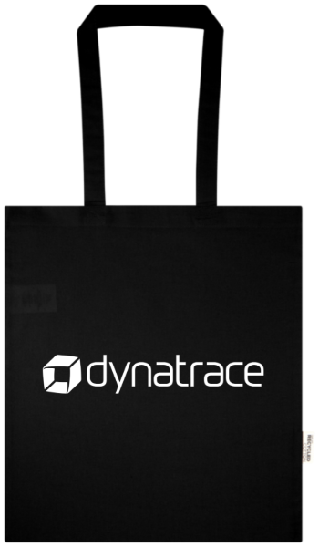 Picture of Black Cotton Shopper Bag